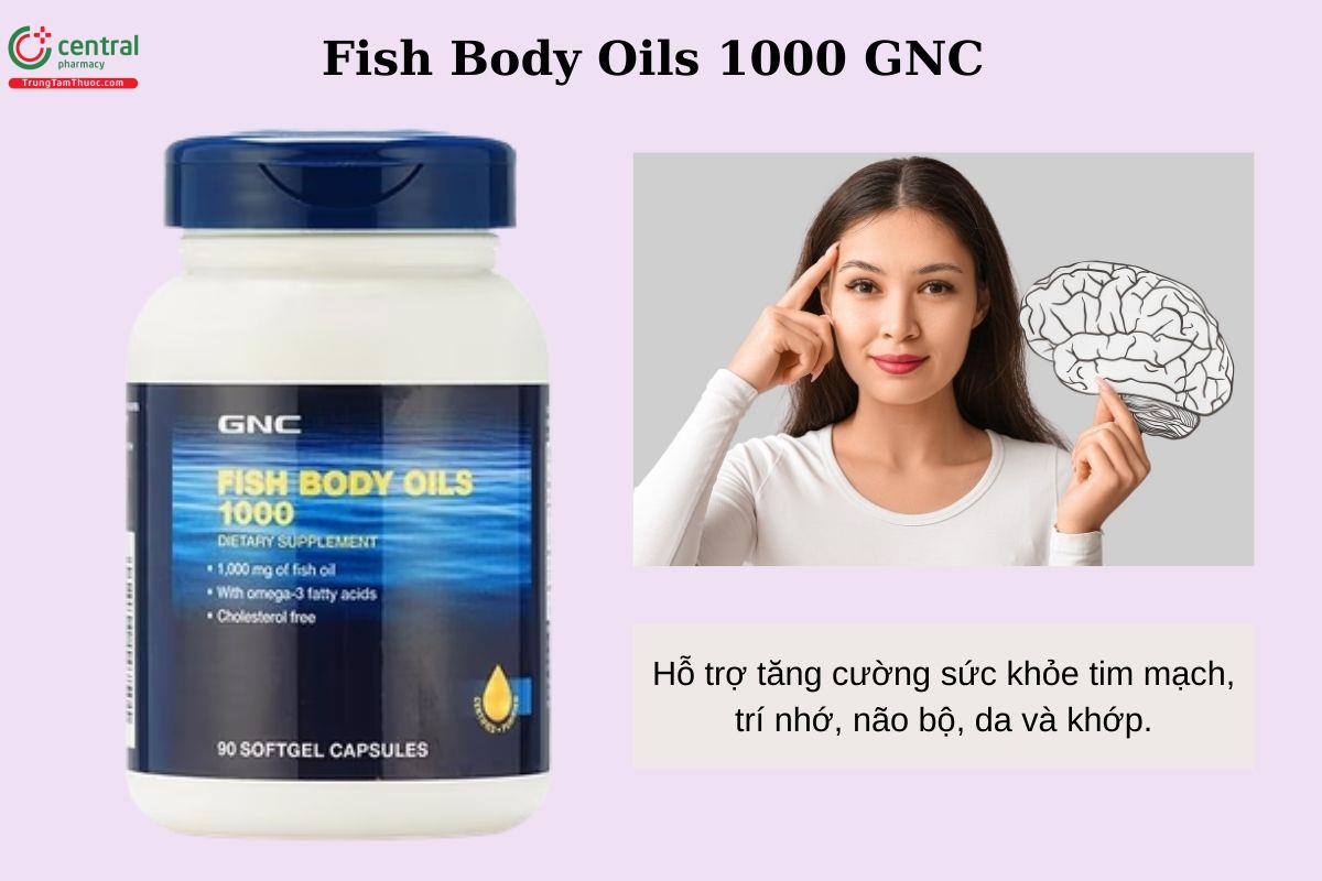 Công dụng của Fish Body Oils 1000 GNC