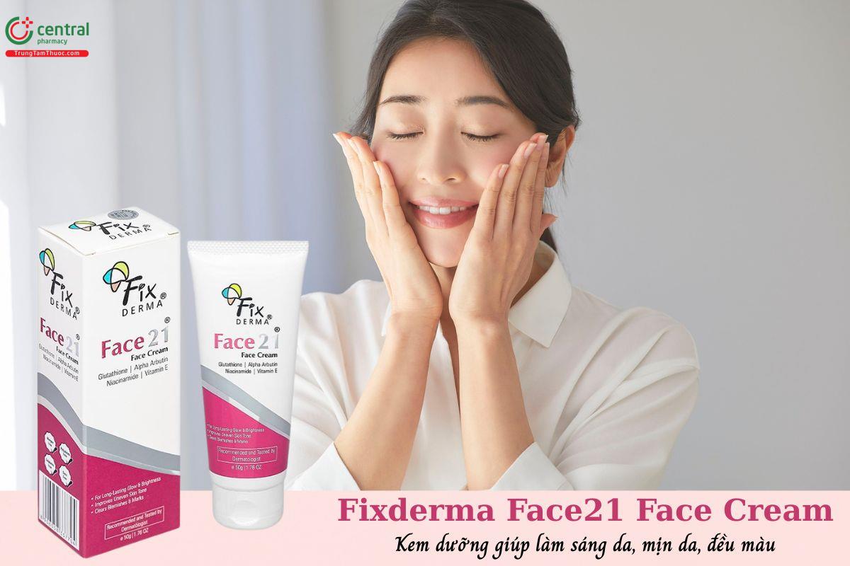 Fixderma Face21 Face Cream - kem dưỡng sáng da, làm mềm da
