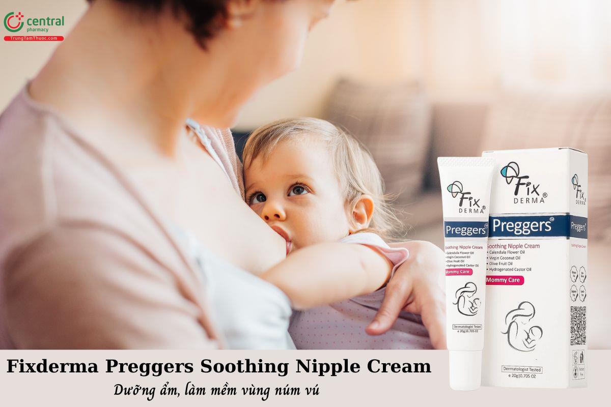 Fixderma Preggers Soothing Nipple Cream dưỡng ẩm, làm mềm da