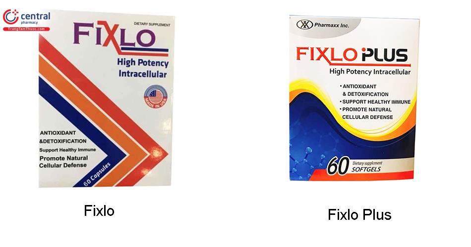 Sự khác nhau về bao bì của Fixlo và Fixlo Plus