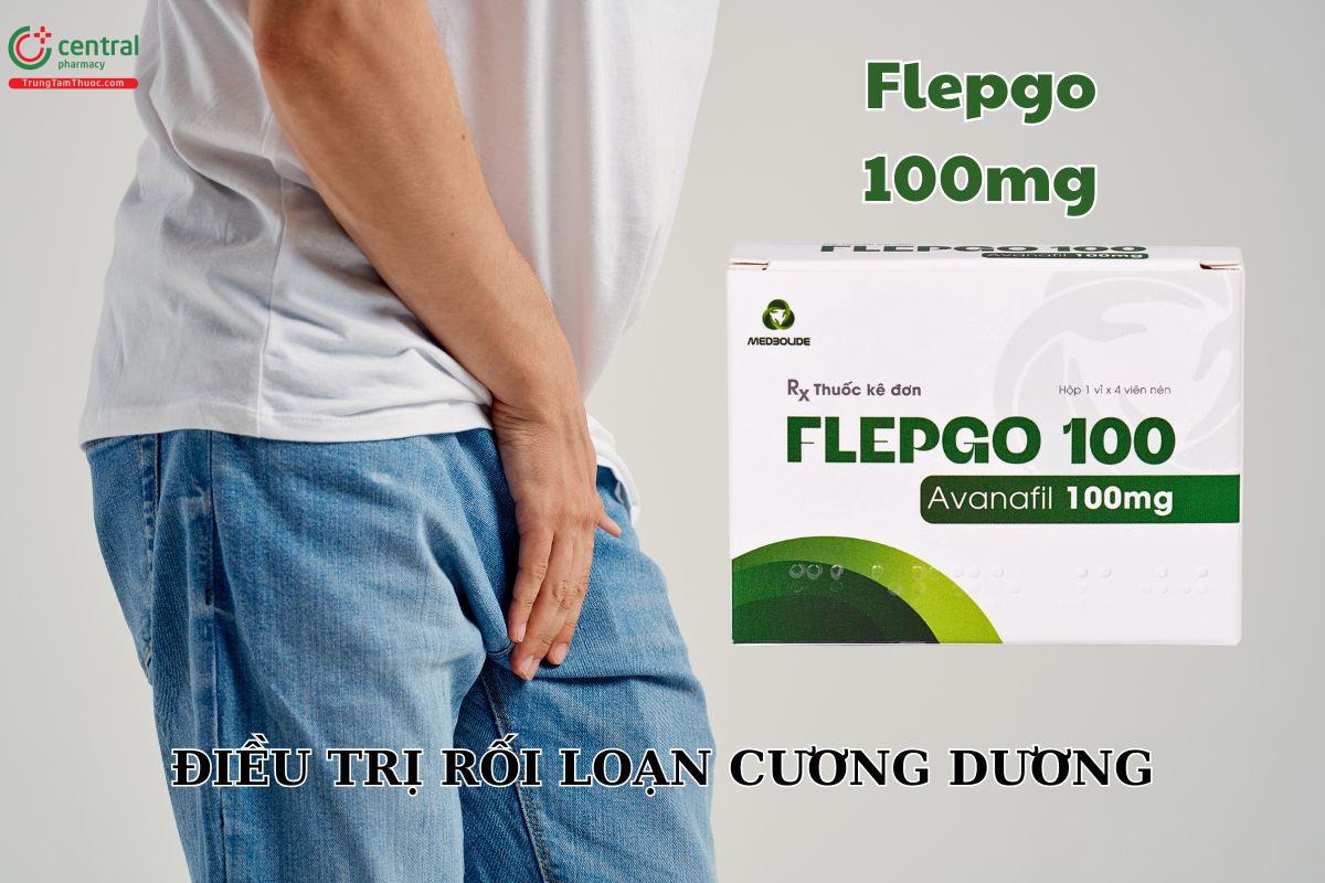 Thuốc Flepgo 100mg điều trị rối loạn cương dương ở nam giới trưởng thành