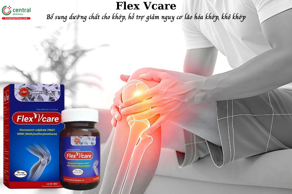 Flex Vcare - Bổ sung dưỡng chất cho khớp, giảm khô khớp, cứng khớp
