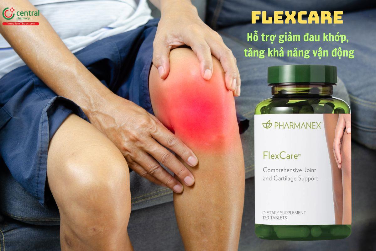 FlexCare làm trơn ổ khớp, giúp giảm đau khớp, cải thiện vận động