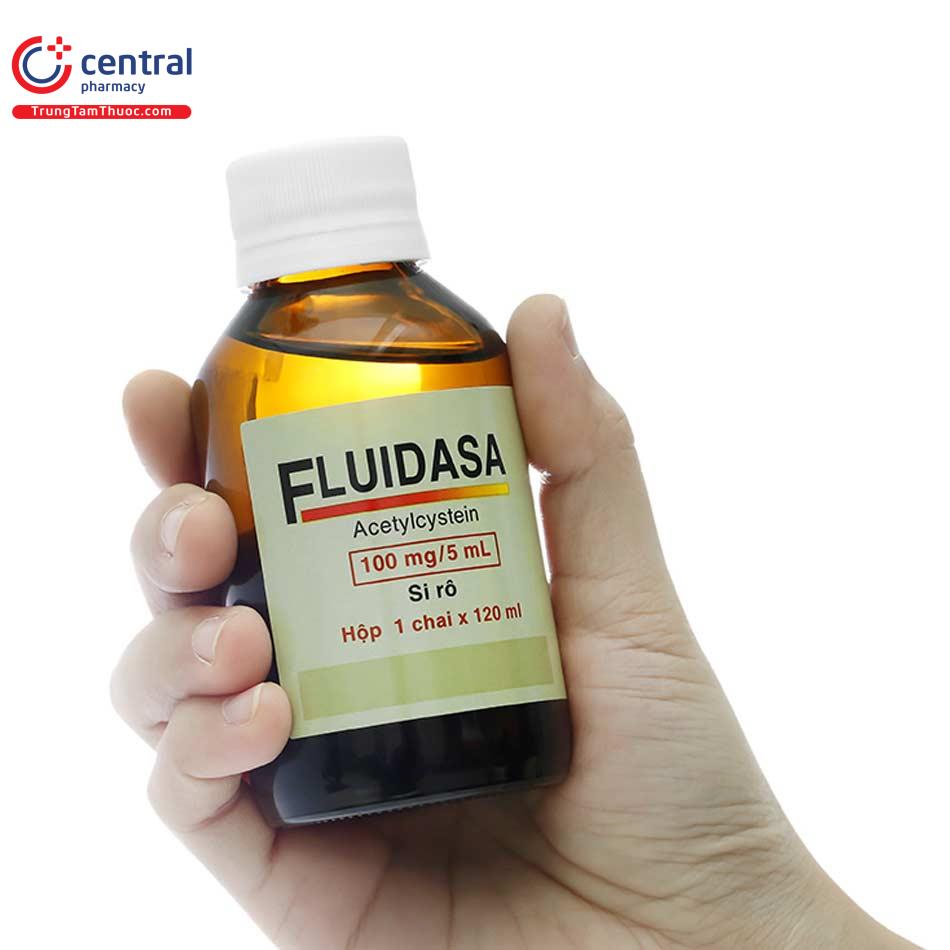 Thuốc Fluidasa 100mg/5ml được biết đến khá phổ biến với tác dụng làm long đờm, trừ đờm