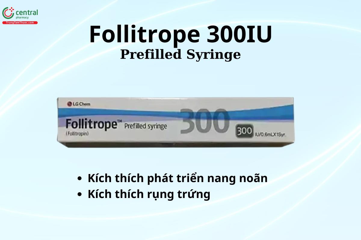 Follitrope Inj. Prefilled Syringe 300 IU