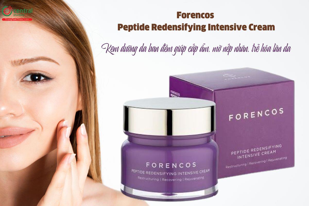 Kem dưỡng da ban đêm Forencos Peptide Redensifying Intensive Cream (màu tím)