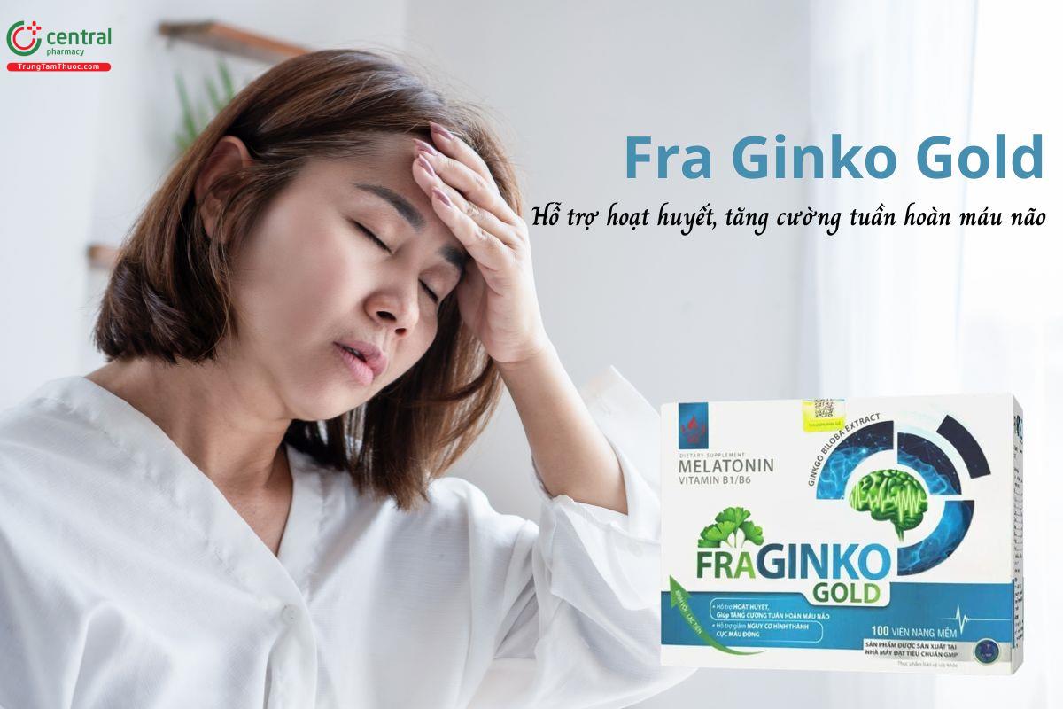 Fra Ginko Gold - Tăng cường tuần hoàn máu não, giảm đau đầu, chóng mặt
