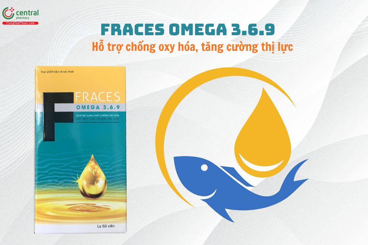 Fraces Omega 3.6.9 giúp giảm cholesterol máu, cải thiện thị lực