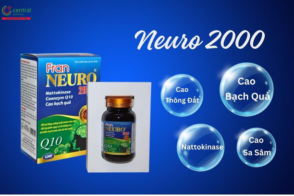 Fran Neuro 2000 Oshil bổ não, hoạt huyết, tăng cường lưu thông máu