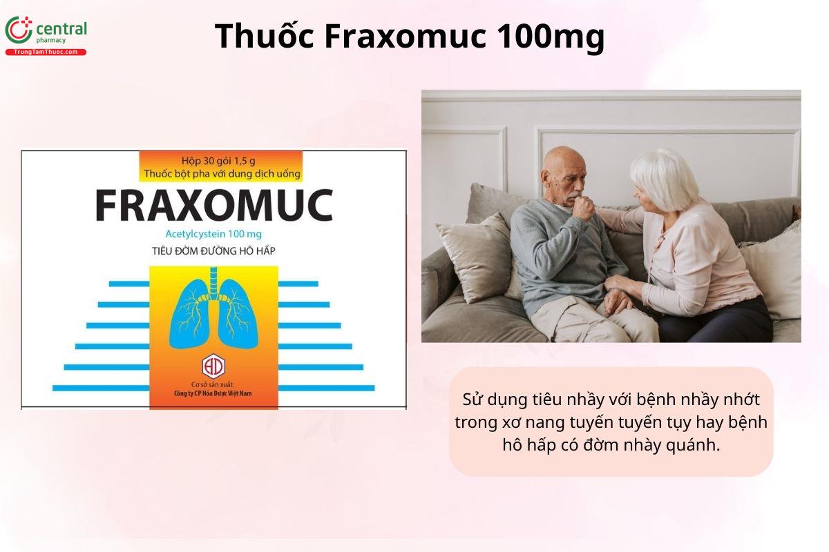 Chỉ định của thuốc Fraxomuc 100mg