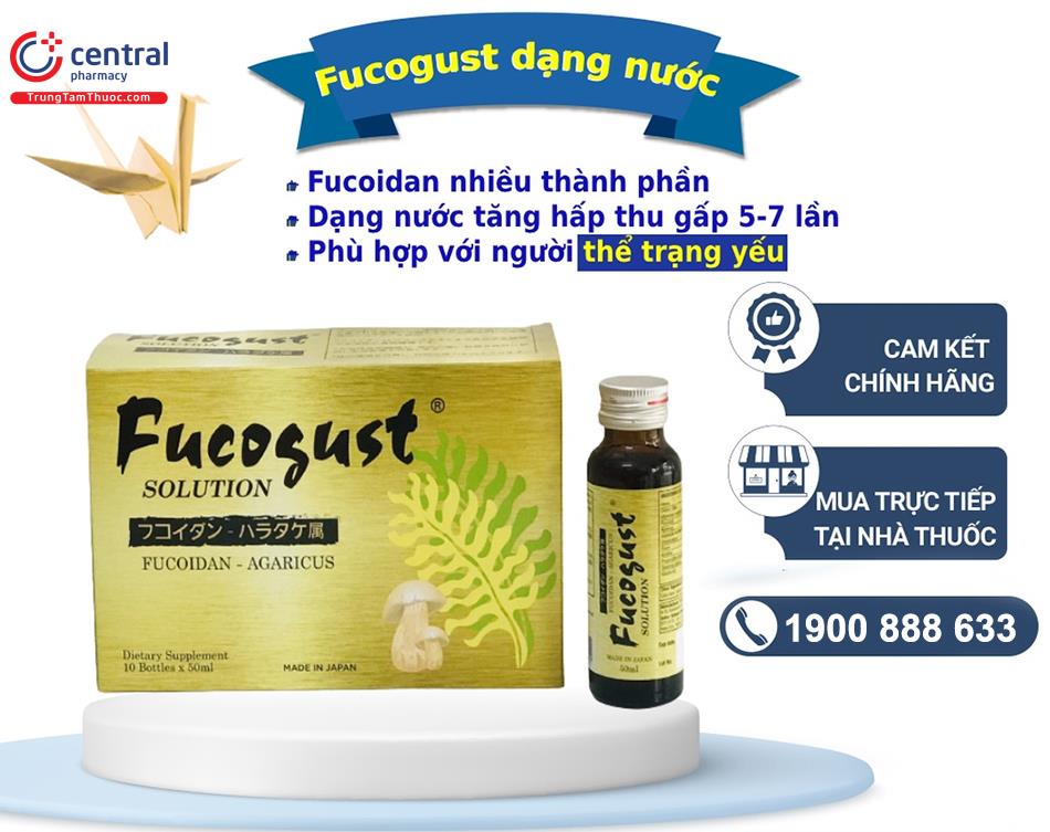 Tác dụng của Fucogust Solution