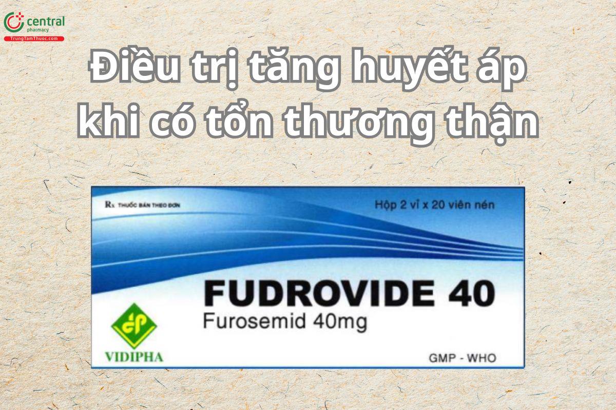 Thuốc Fudrovide 40 điều trị phù do các nguyên nhân tim, gan, thận