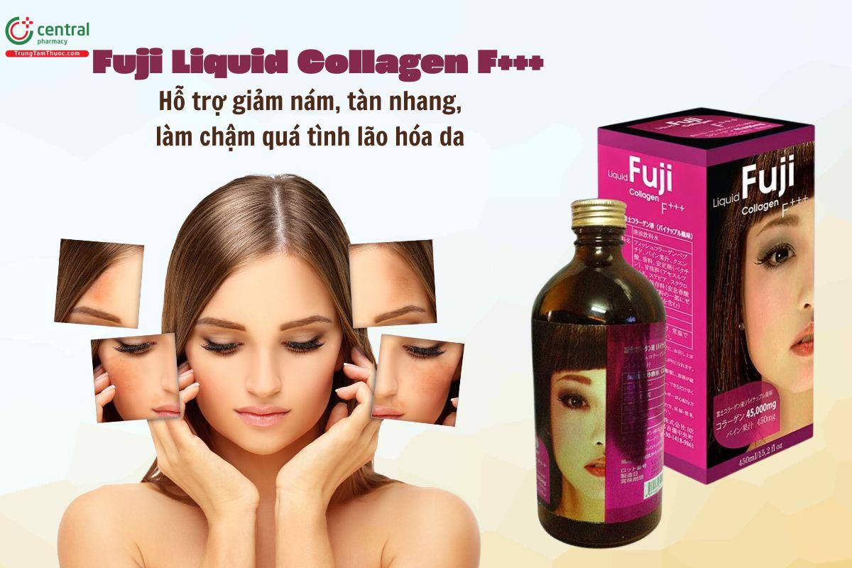 Fuji Liquid Collagen F+++ làm chậm lão hóa da, giảm nám, tàn nhang