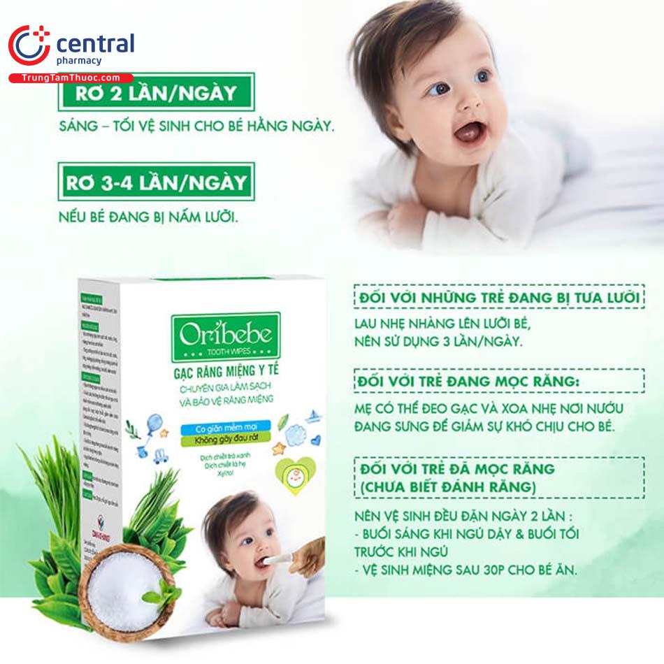 Gạc răng miệng y tế Oribebe