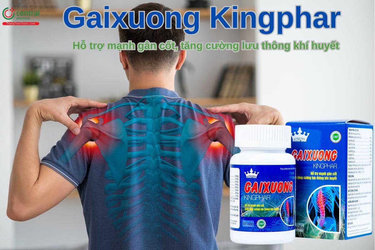 Viên uống Gaixuong Kingphar tăng cường lưu thông khí huyết giảm đau nhức xương khớp