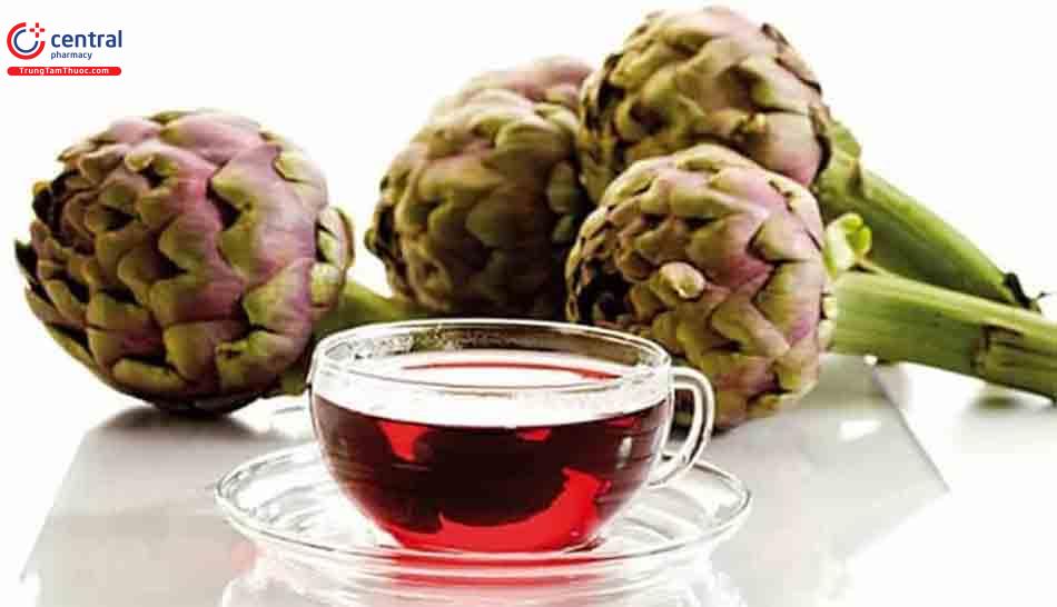 Uống trà actiso giúp thanh nhiệt, giải độc gan
