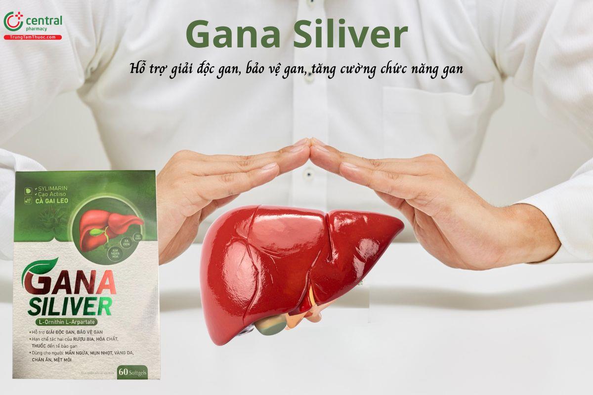 Gana Siliver - Hỗ trợ giải độc gan, bảo vệ gan