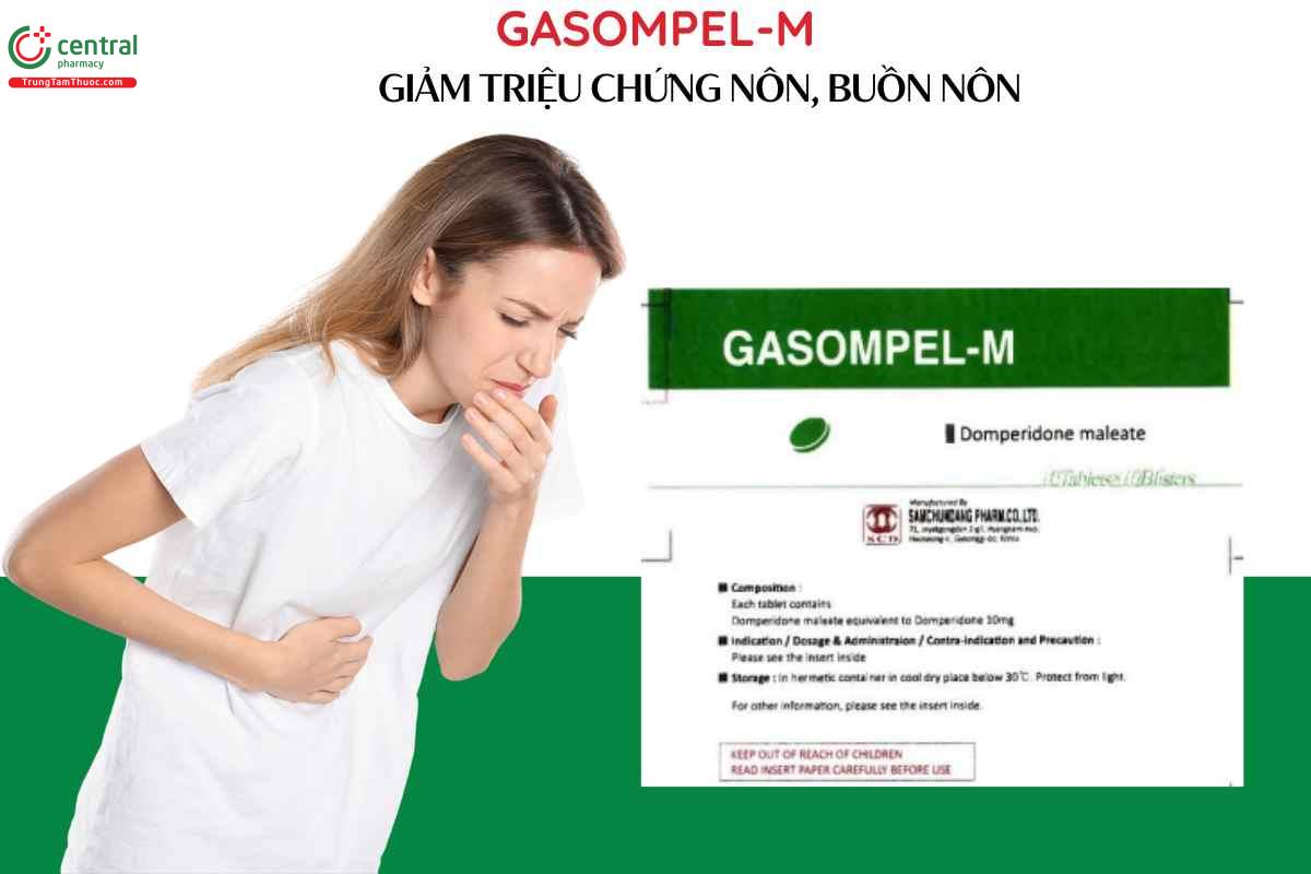 Chỉ định thuốc Gasompel-M