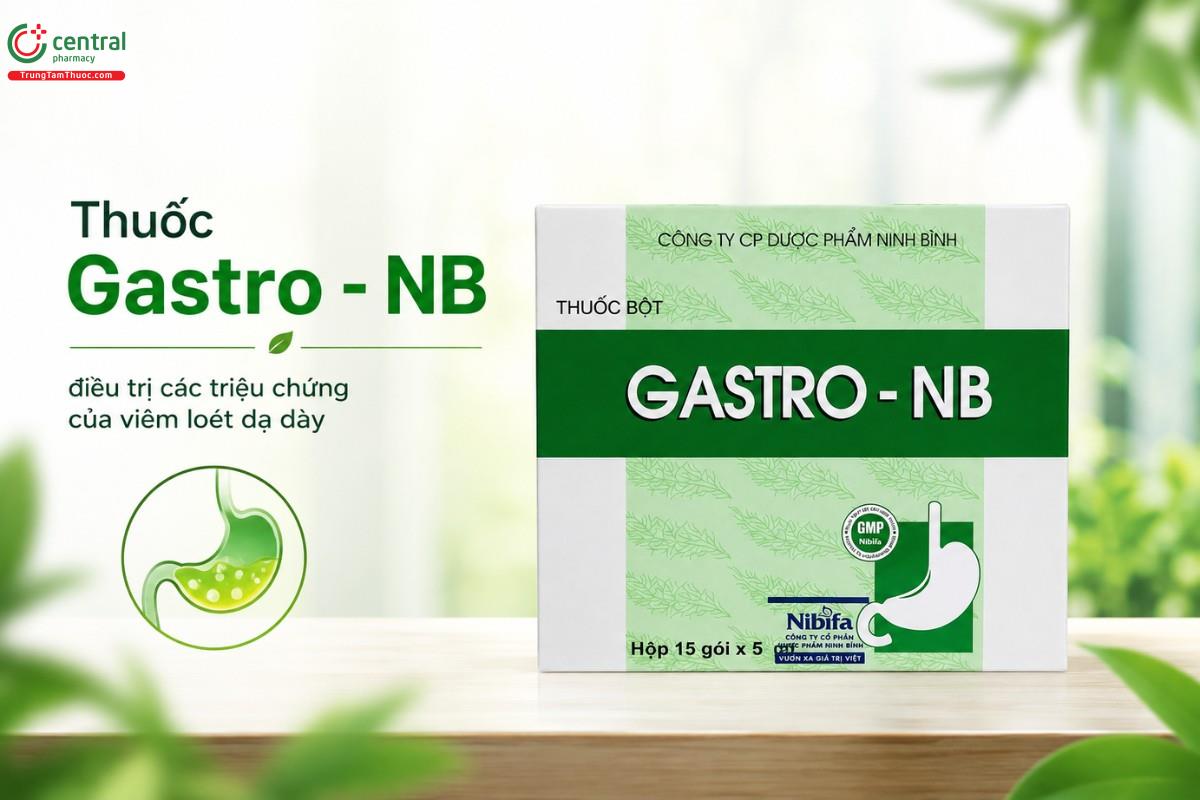 Thuốc Gastro - NB điều trị các triệu chứng của viêm loét dạ dày