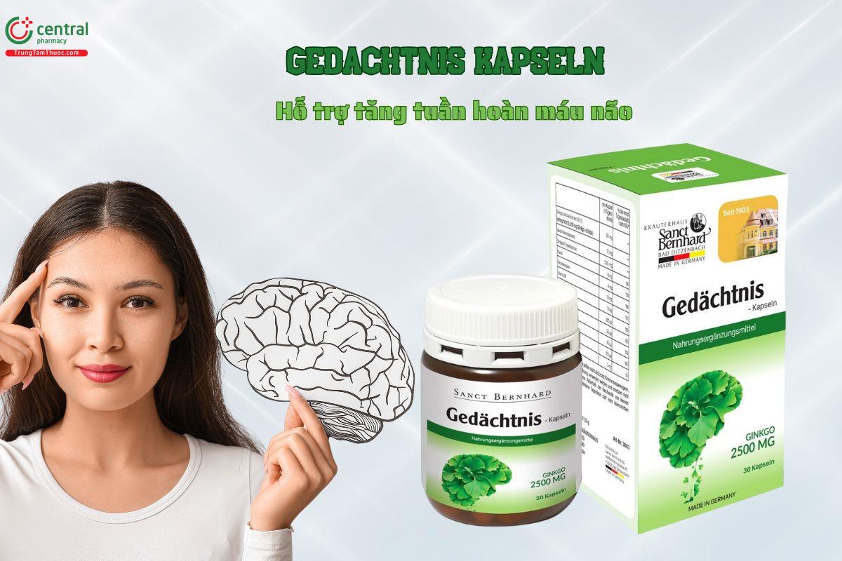 Gedachtnis Kapseln hỗ trợ tăng cường tuần hoàn máu não