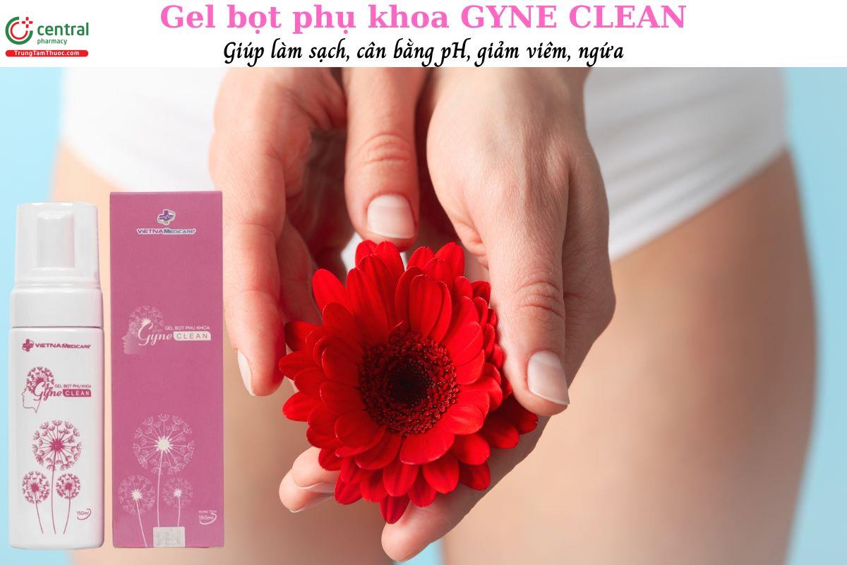 Gel bọt phụ khoa Gyne Clean - Làm sạch, cân bằng pH, giảm viêm và ngứa