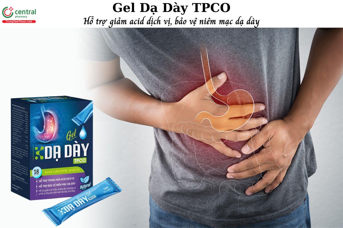 Gel Dạ Dày TPCO - Hỗ trợ giảm acid dịch vị, bảo vệ niêm mạc dạ dày