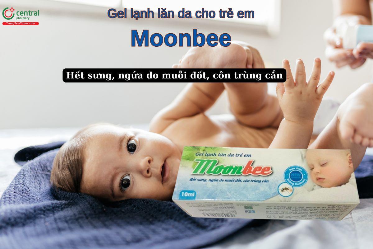 Gel lạnh lăn da cho trẻ em Moonbee giúp hết sưng, ngứa do bị côn trùng, muỗi cắn