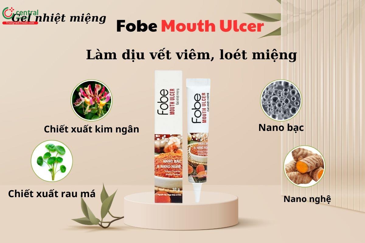 Gel Fobelife Fobe Mouth Ulcer 10g