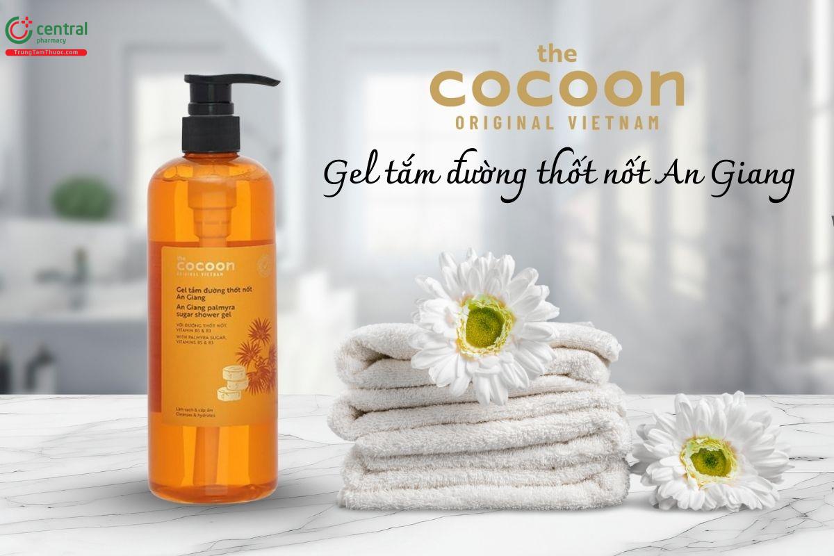 Gel tắm Cocoon đường thốt nốt An Giang 500ml giúp làm sạch dịu nhẹ, dưỡng ẩm và bảo vệ da