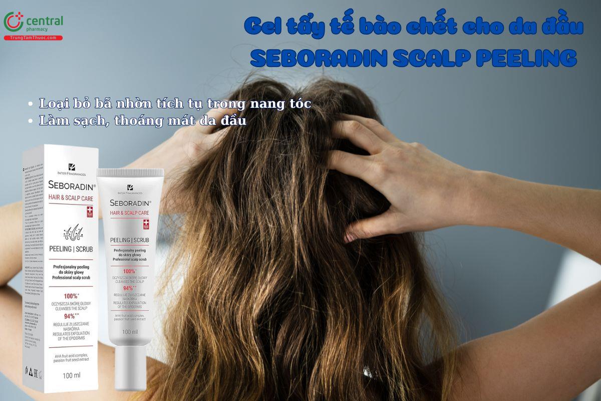 Gel tẩy tế bào chế da đầu Seboradin Professional PEELING Scalp Scrub tuýp 100ml