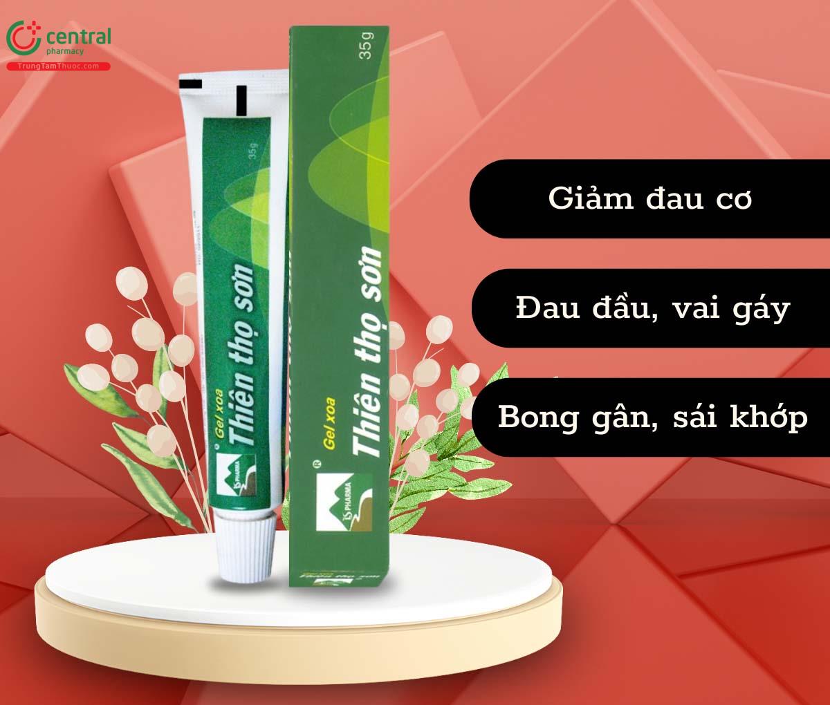 Gel xoa Thiên Thọ Sơn giúp giảm đau xương khớp