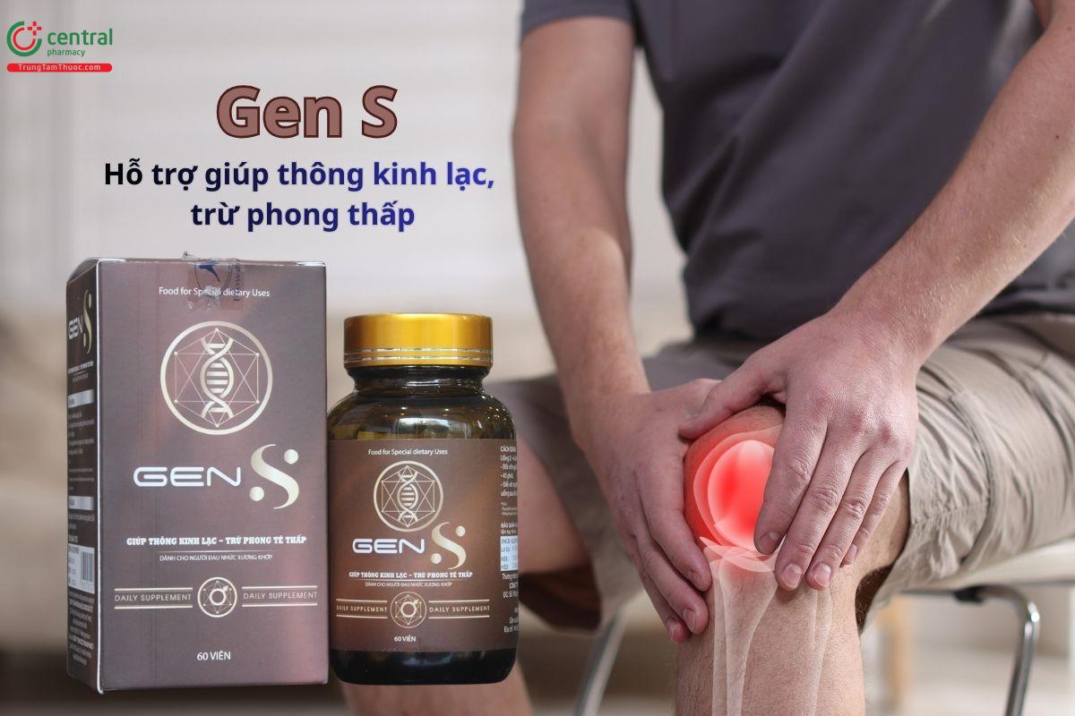 Gen S hỗ trợ thông kinh, hoạt lạc, trừ phong tê thấp