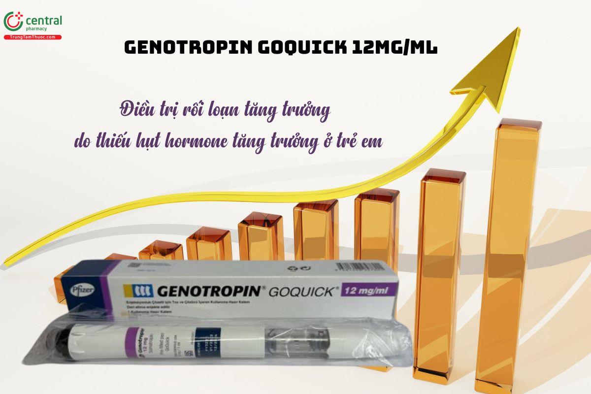 Thuốc Genotropin GoQuick 12mg/ml điều trị rối loạn tăng trưởng