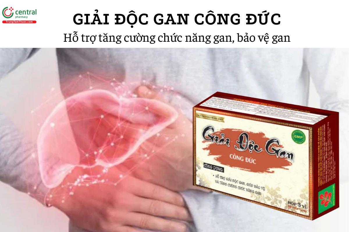 Giải Độc Gan Công Đức - Hỗ trợ tăng cường chức năng gan, bảo vệ gan