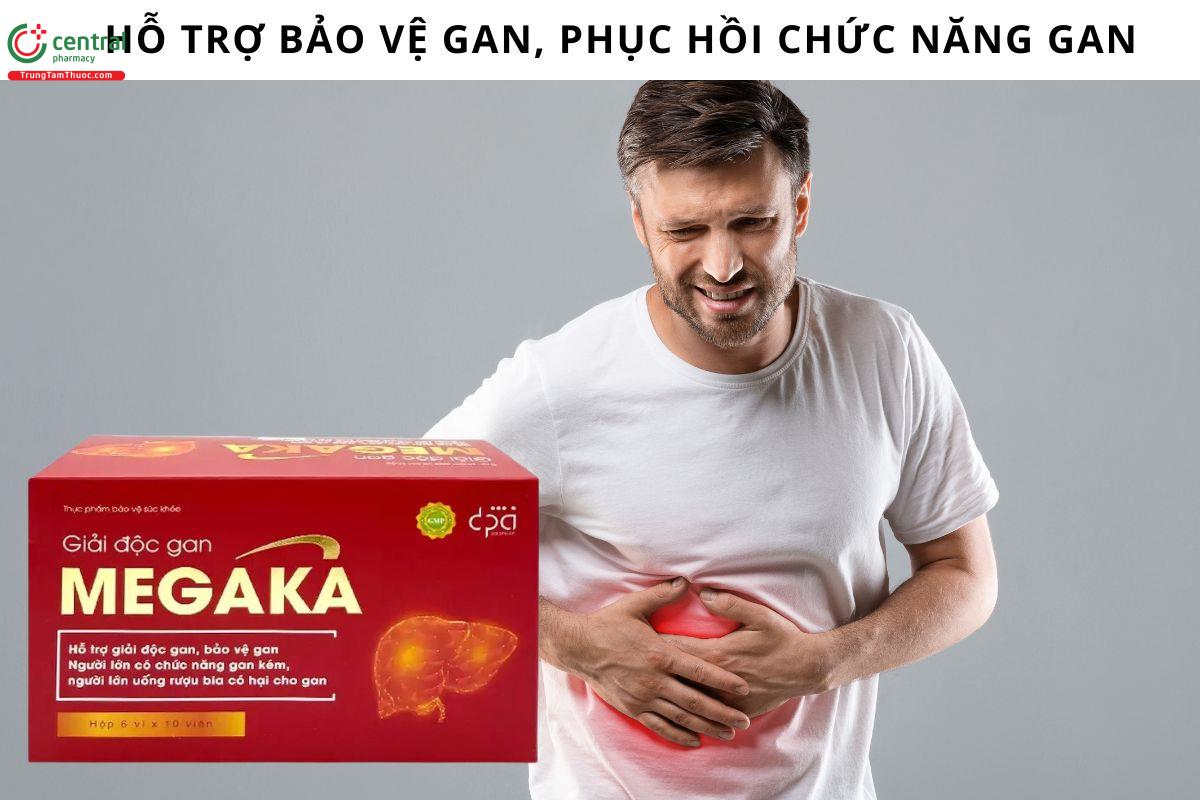 Công dụng của Giải Độc Gan Megaka