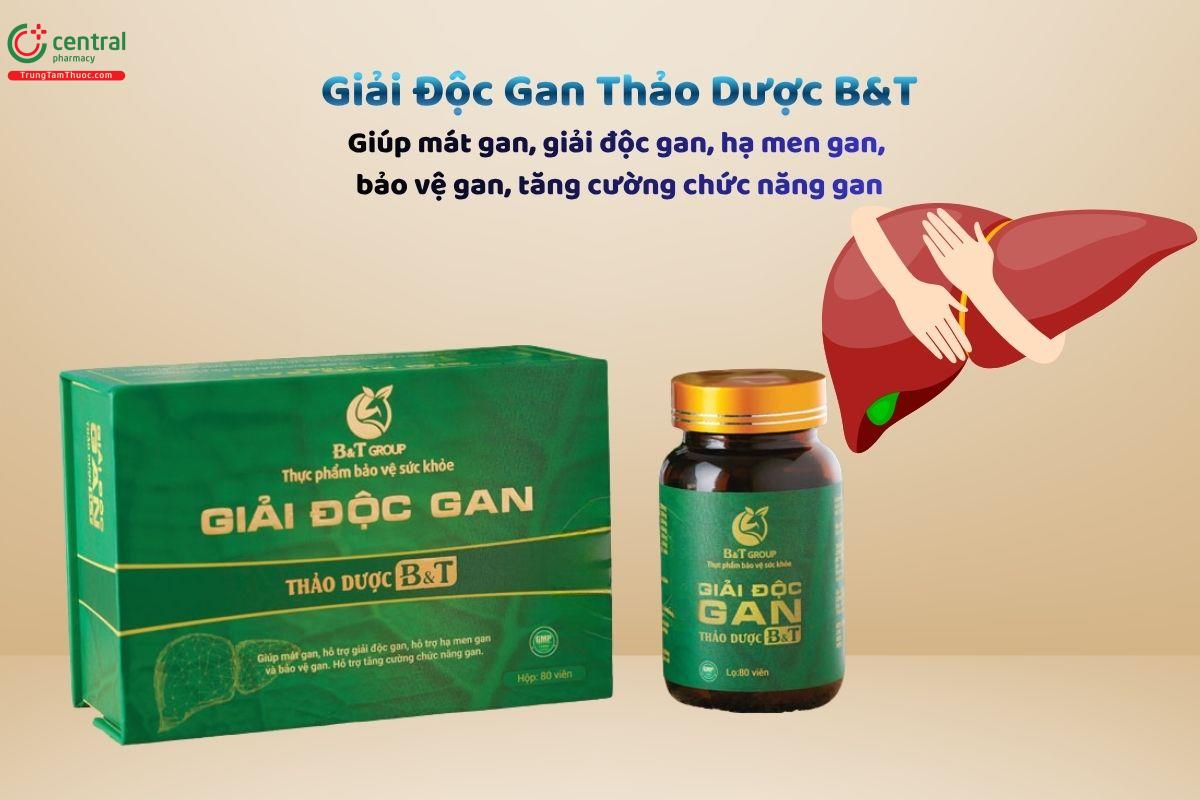 Giải Độc Gan Thảo Dược B&T giúp mát gan, giải độc gan