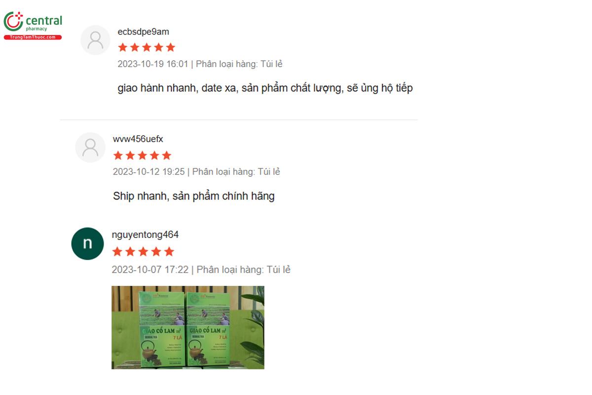 Review của khách hàng