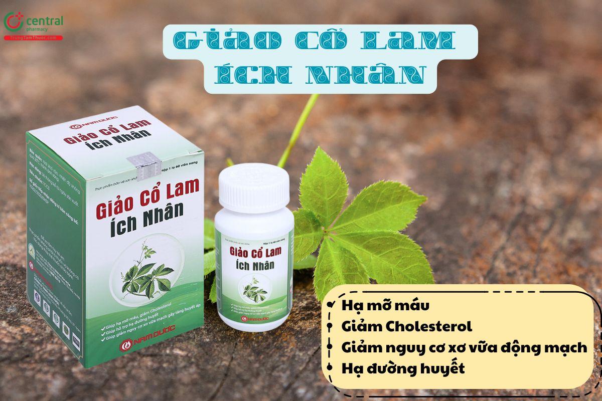 Giảo Cổ Lam Ích Nhân - Hạ mỡ máu, ngừa xơ vữa động mạch