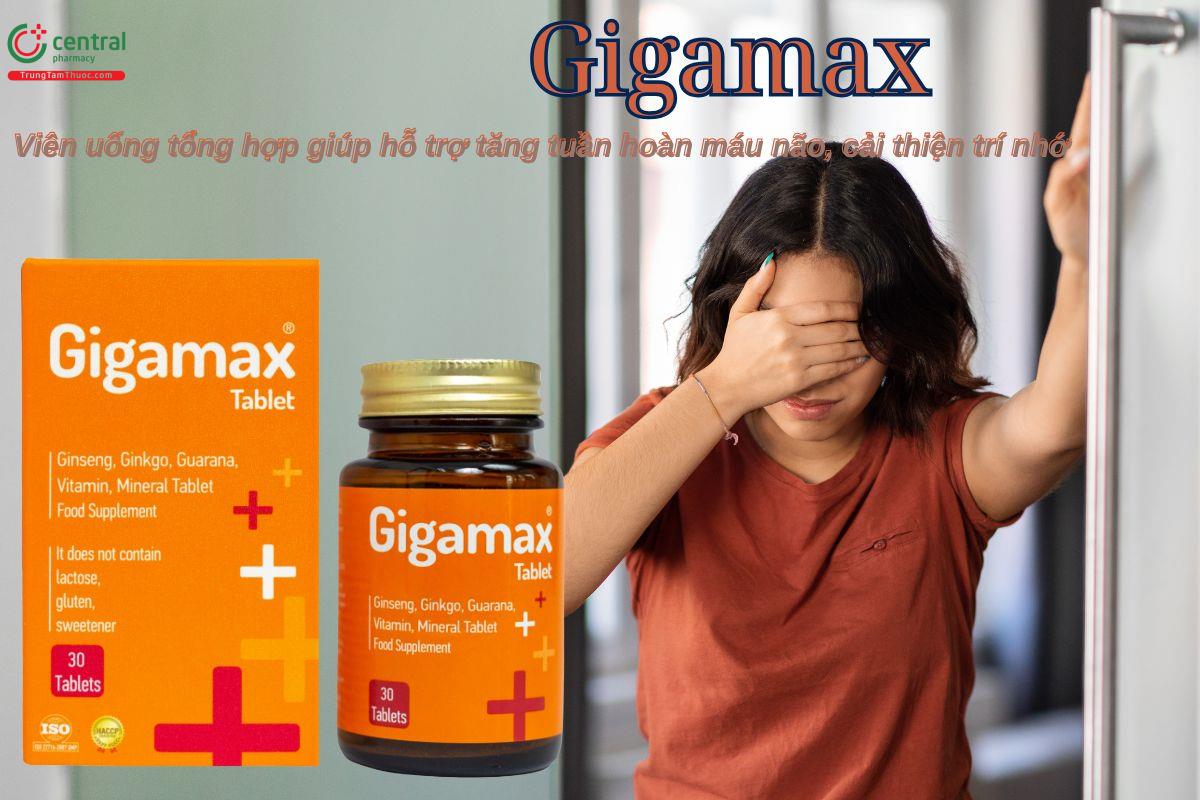 Viên uống Gigamax Tablet giúp tăng cường trí nhớ