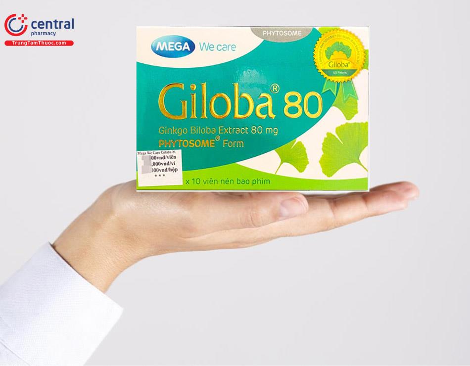 Giloba 80 giúp giảm ù tai, chóng mặt