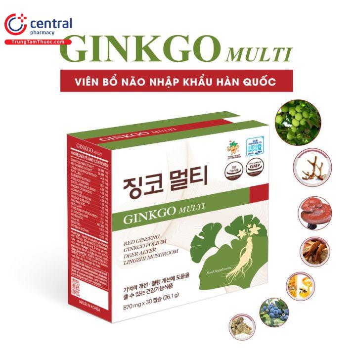 Hình 3: Ginkgo Multi nhập khẩu từ Hàn Quốc