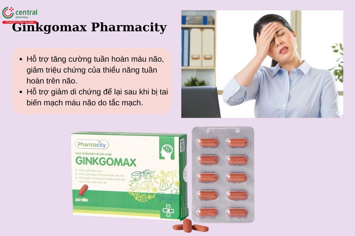 Công dụng của Ginkgomax Pharmacity