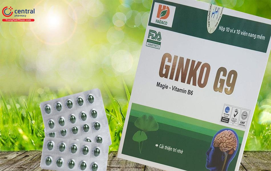 Ginko G9 tăng cường tuần hoàn máu não
