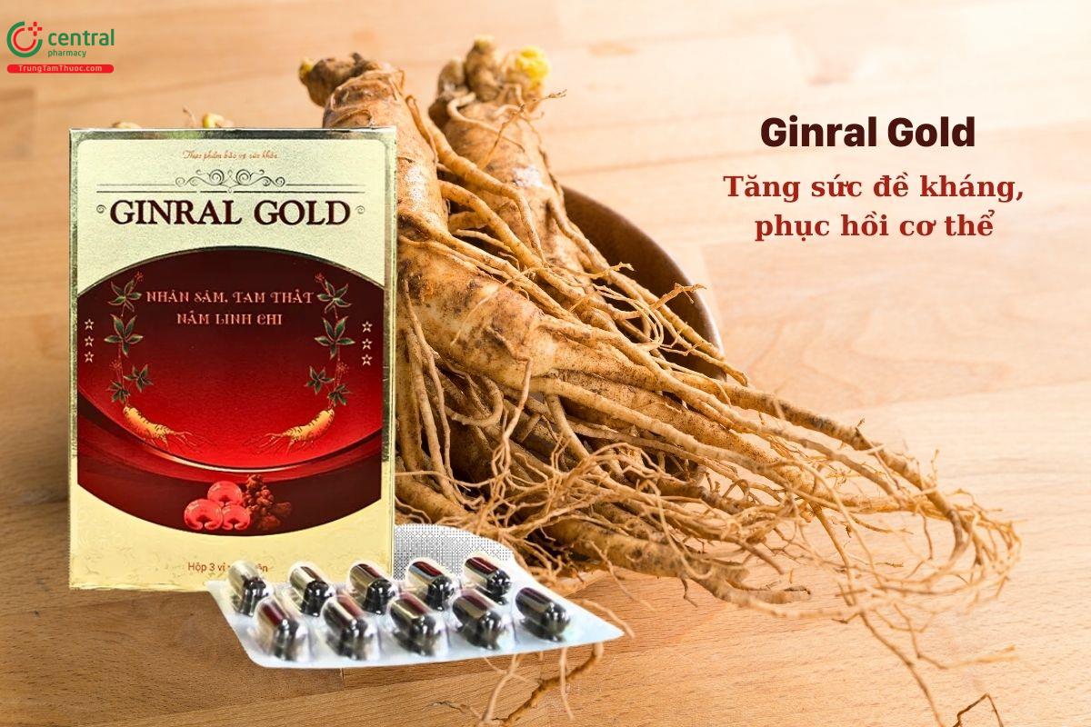 Ginral Gold hỗ trợ bồi bổ nguyên khí, phục hồi sức khỏe