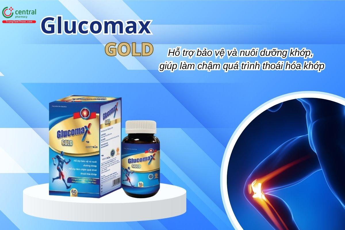 Glucomax Gold hỗ trợ bảo vệ và nuôi dưỡng khớp, giúp làm chậm quá trình thoái hóa khớp