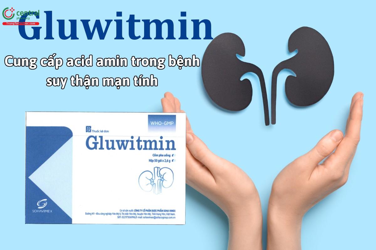 Thuốc Gluwitmin bổ sung acid amin thiết yếu cho bệnh nhân suy thận mạn