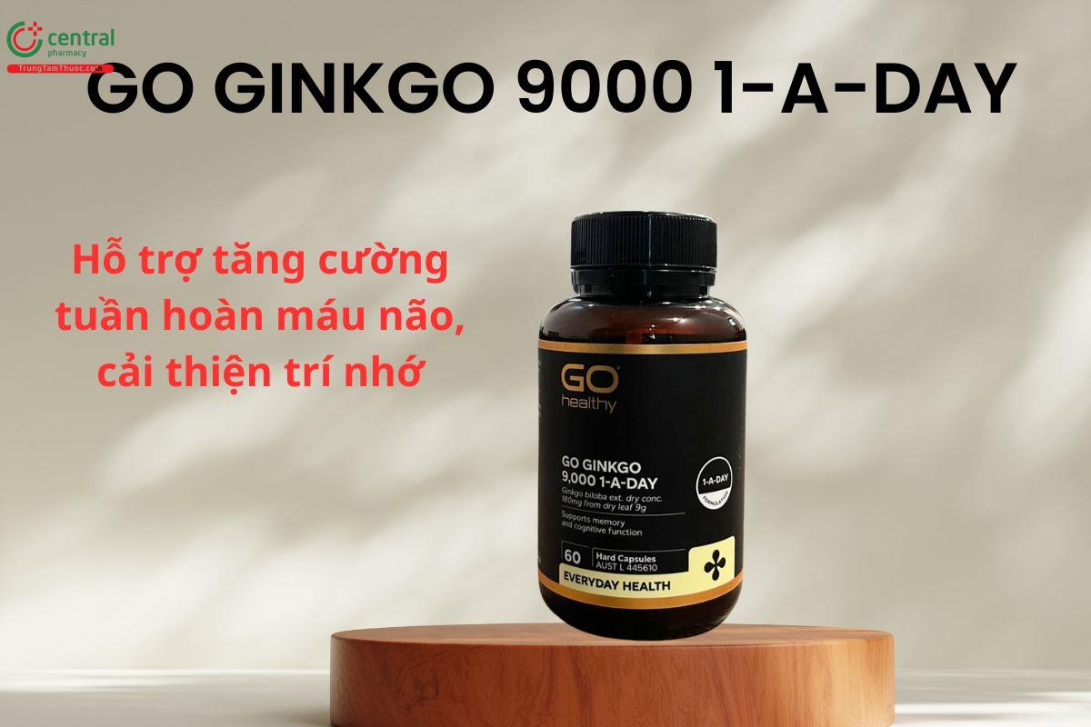 GO Ginkgo 9000 1-A-Day hỗ trợ cải thiện tuần hoàn não
