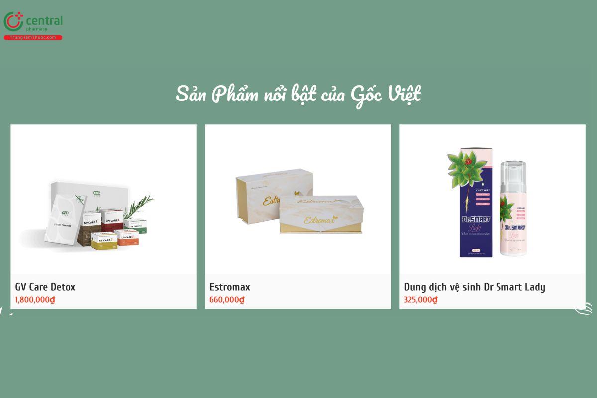 Một số sản phẩm nổi bật của công ty