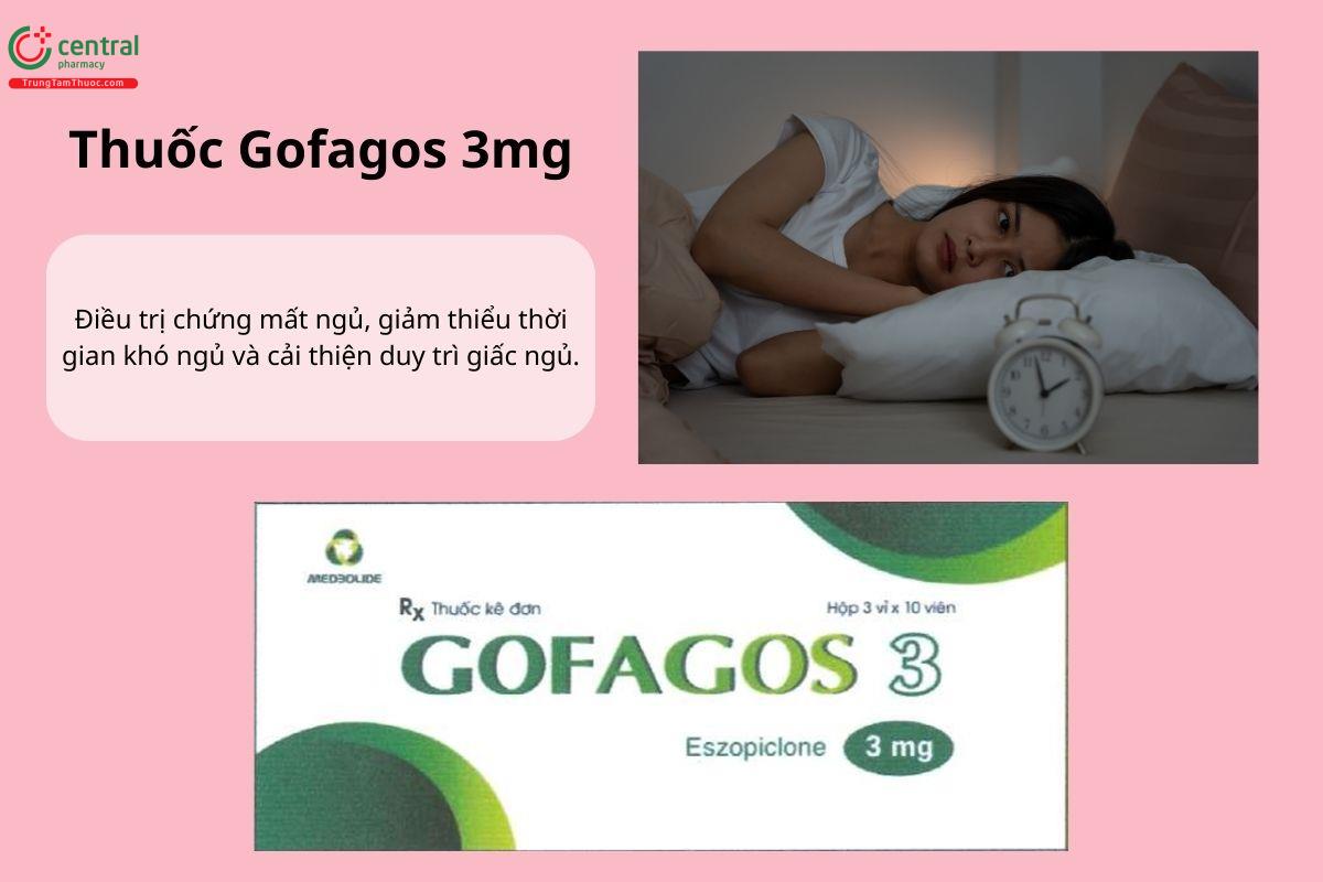 Chỉ định của thuốc Gofagos 3mg