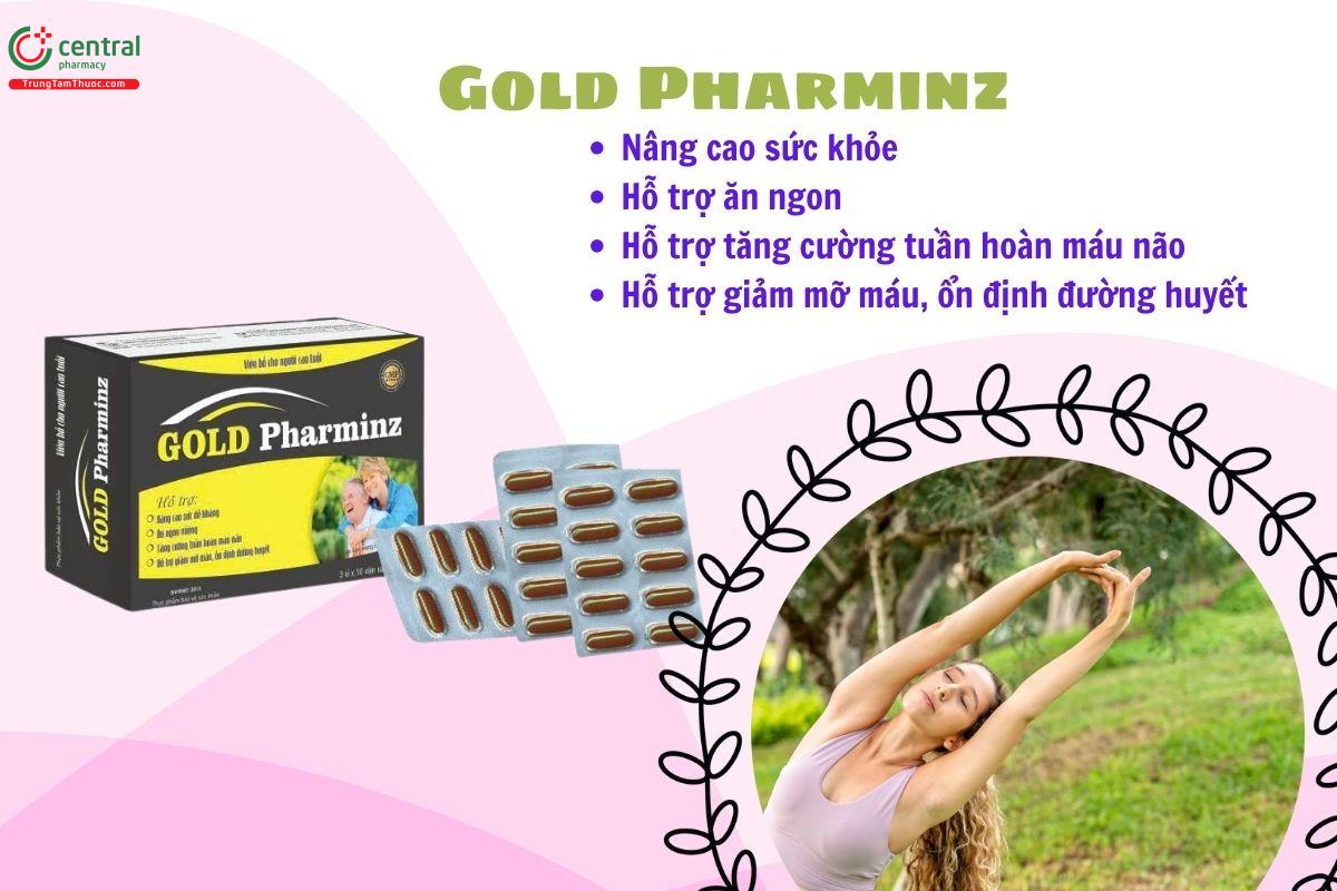 Gold Pharminz - Tăng sức đề kháng, tăng tuần hoàn máu não